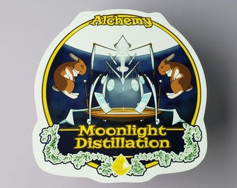 Mondlicht Destillation ttrpg D&D Sticker
