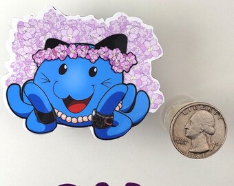 Blumen Bloop Bloo Oktopus Sticker