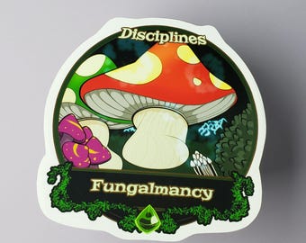 Fungalmancy ttrpg D&D Pilzaufkleber