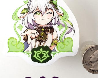 Nahida - Dendro Archon der Weisheit Genshin Auswirkungen Sticker