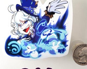 Furina - Hydro Archon der Gerechtigkeit Genshin Aufprall Sticker