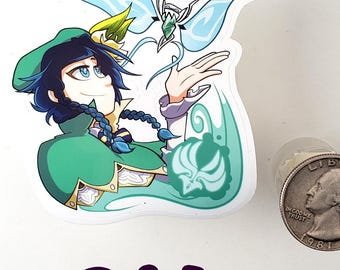 Venti - Anemo Archon der Freiheit Genshin Aufprall Sticker