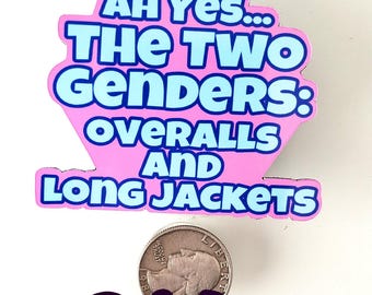 The Two Genders Aufkleber