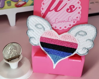 Omnisexual Heart Pride Flag Patch