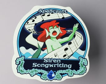 Sirene Songwriter ttrpg D&D Sticker