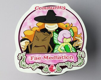 Feen Mediation ttrpg D&D Fee Sticker