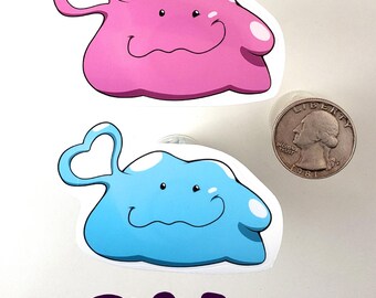 Wackelige Mimic Monster Duo Stickers