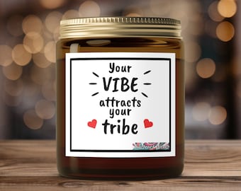 Positive Affirmation Candle, Inspirational Quote Decor, Mindfulness Candle, Unique Gift Idea, Home Scented Candle, Motivational Gifts