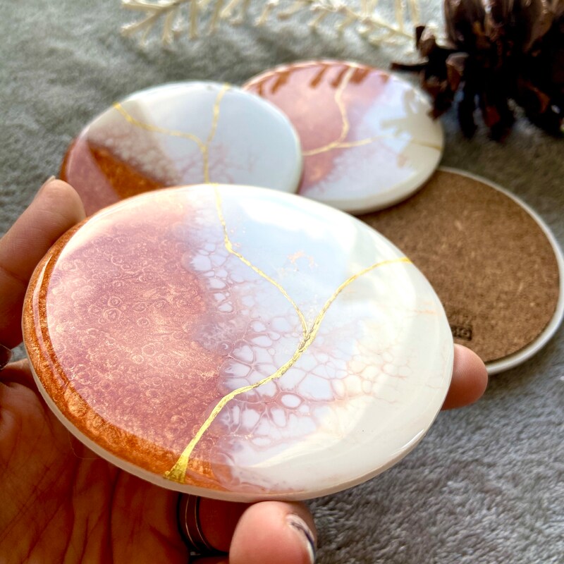 Kintsugi Coaster - Etsy