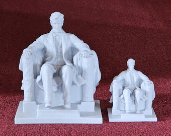 Lincoln Memorial - small (3D printed in marble) - replica of the original