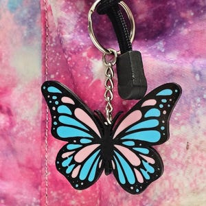 Butterfly keychain.