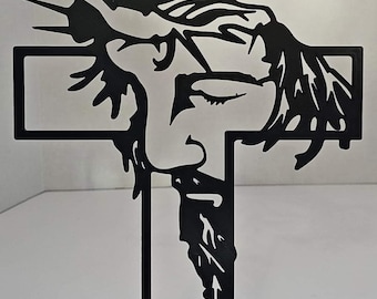 Jesus Wall Art - 3D printed. (Stand included)