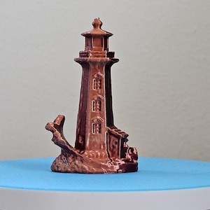 Mini Lighthouse with waves