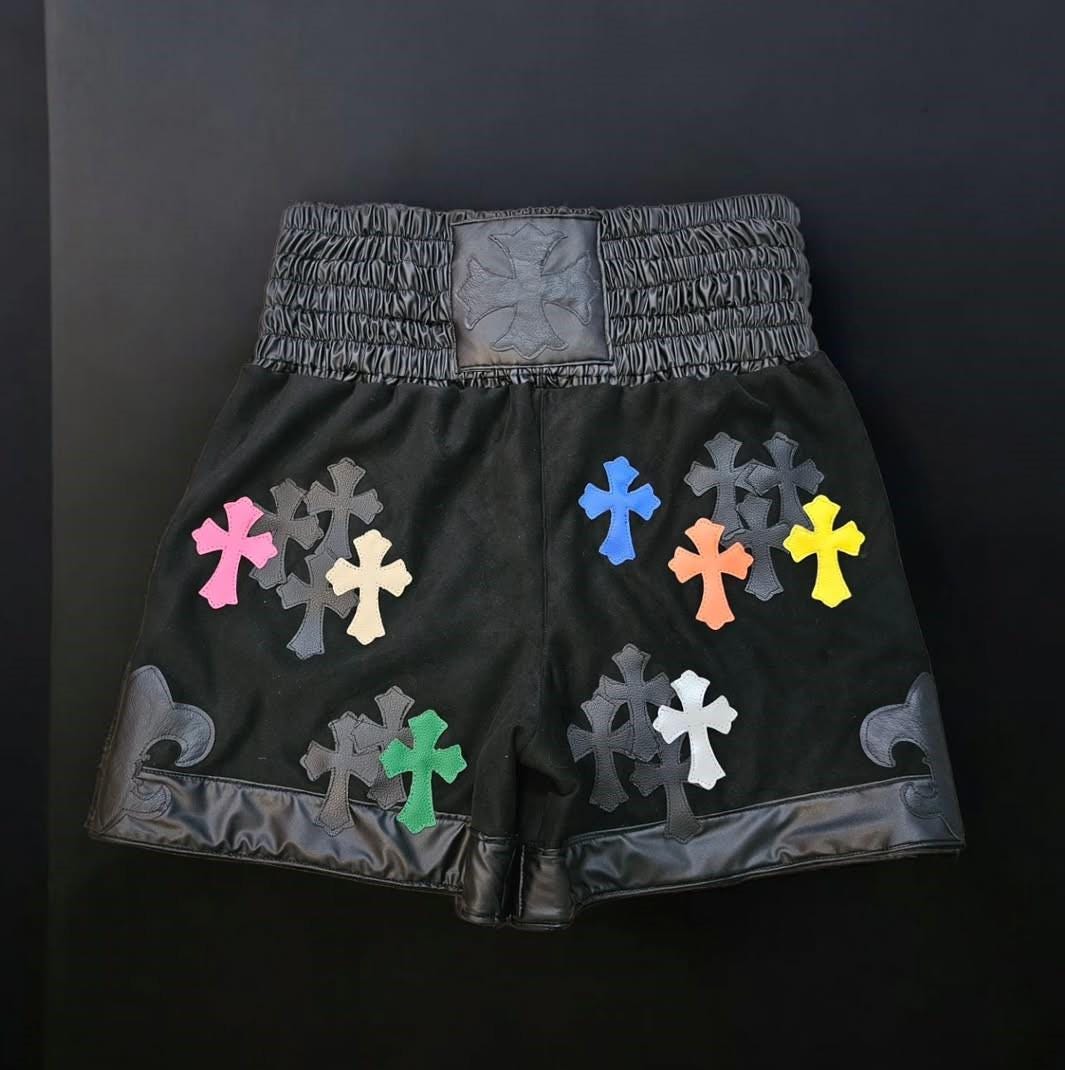 New High Quality Customized Leather Boxing Shorts, No Boxing No