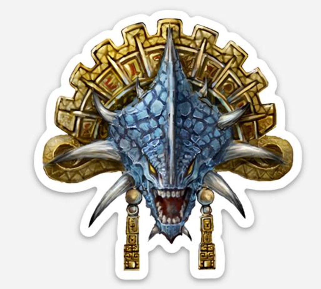 War Hammer Aos Lizardmen Icon Vinyl Sticker 2.95 X 3 - Etsy