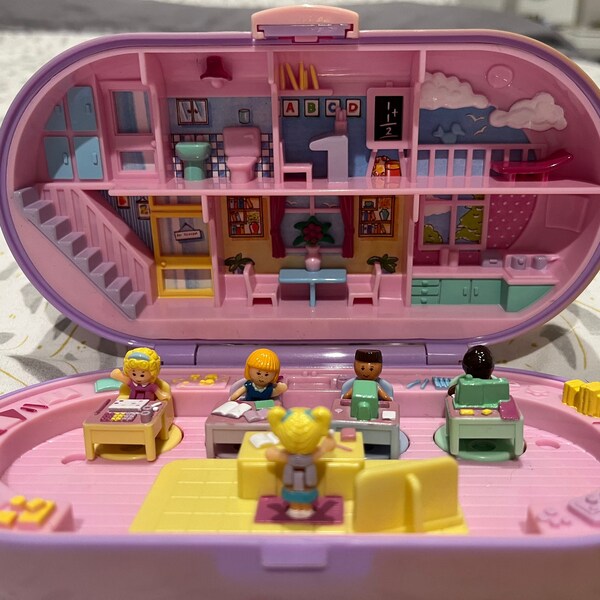 Polly Pocket School Stamper 1992 - 100% complete