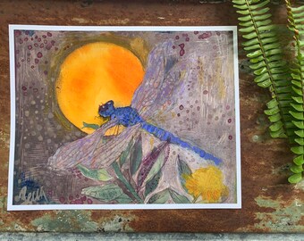 Dragonfly Sunrise Archival Print - Various Sizes