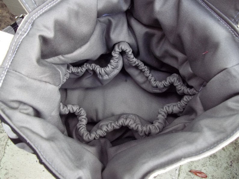 Camera Bag LARGE Purse Large Adjustable Strap Hard Bottom Padded Five Pockets