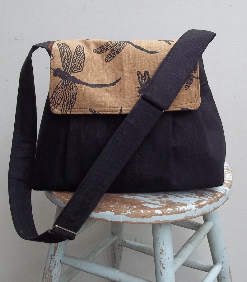 MEDIUM Camera Bag Purse Large Adjustable Strap Hard Bottom Etsy