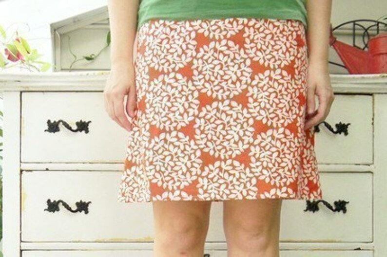 Skirt Pattern PDF Instructions, Simple Sunday Skirt, Easy 1 Hour Skirt, Drawstring or Elastic Waiste, For ALL SIZES image 4