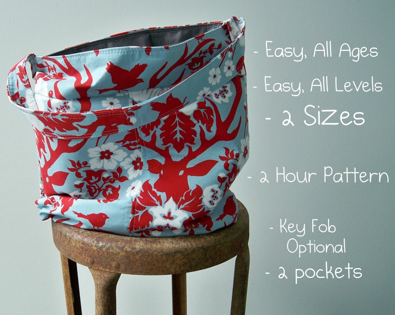 Bucket Bag PDF Pattern, Emailed Instruction and Pattern - Etsy
