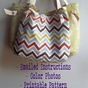 McIntosh Sling Purse Tutorial PDF Instructions Sling Bag 3 Bag Sizes Color Photos Printable Pattern Emailed Instructions image 2