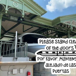 Disney Monorail Sticker