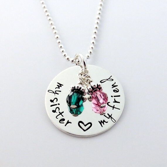 my sister my friend necklace