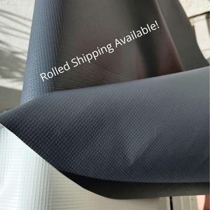 Tissu vinyle réversible gris et blanc : bâche robuste, imperméable