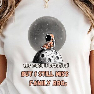 Family BBQs T-Shirt,Funny BBQ Shirt with Space Quote, Cooking Family Tees and Gifts for BBQ Lovers