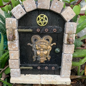 Fairy Door Goth Dark Fairy Door