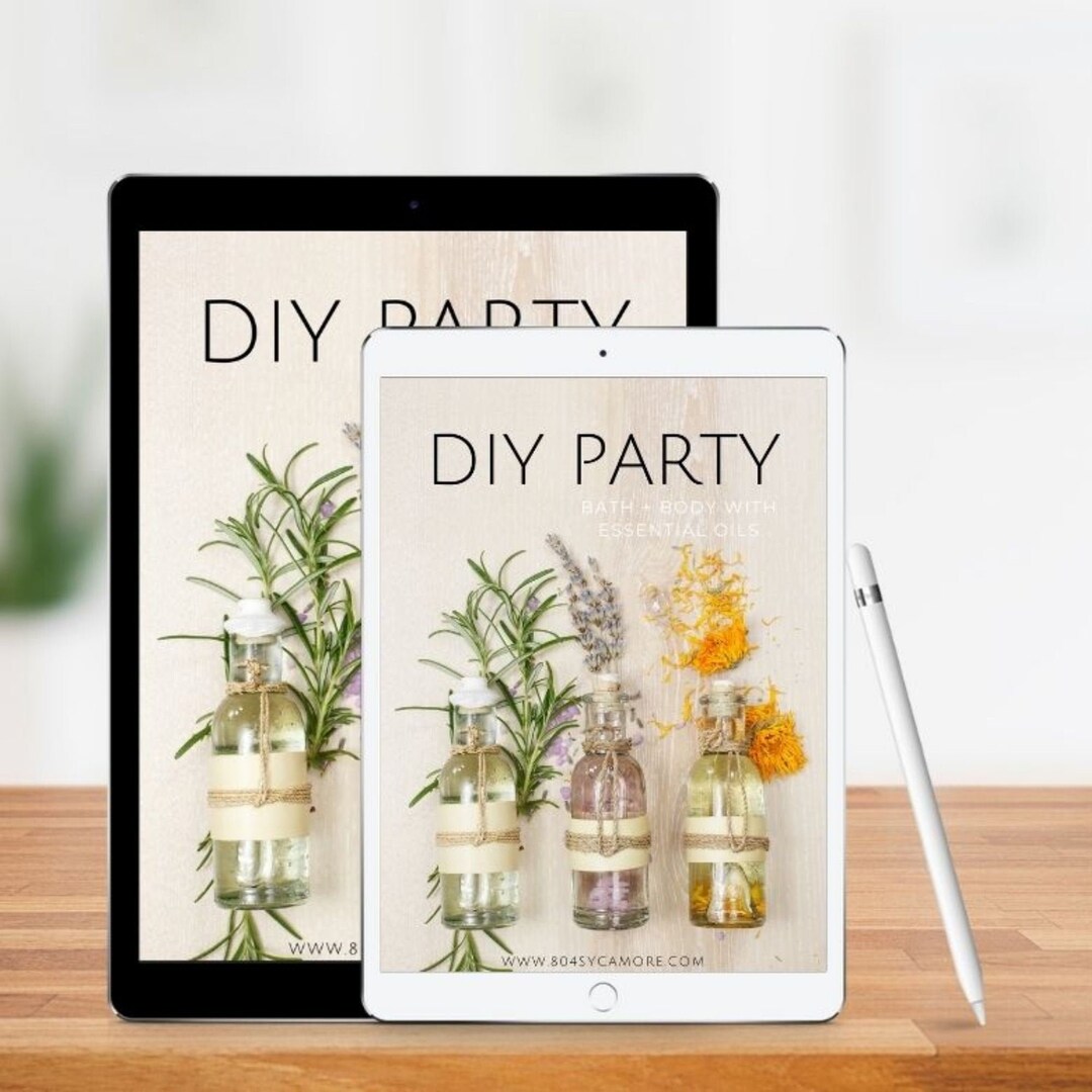 Essential Oils Party Printables DIY Party Ebook - Etsy