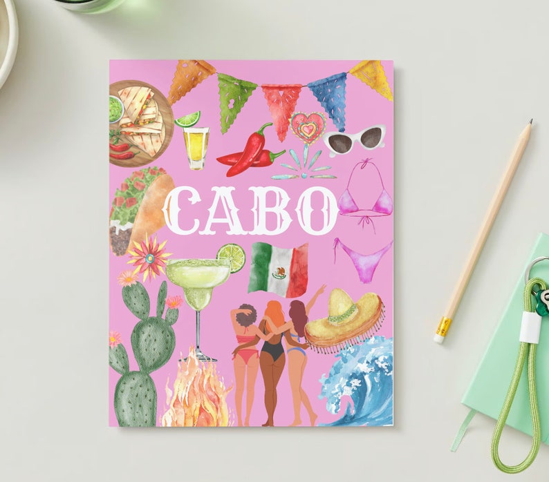 Cabo Itinerary Downloadable Template for Canva - Etsy