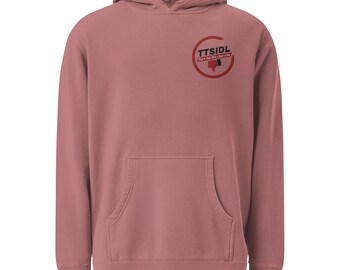 TTSIDL Unisex pigment-dyed hoodie