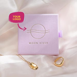 Bulk 50pc Custom Logo Jewelry Packaging For Businesses, High Quality Business Logo Jewelry Bag and Box, Necklace, Earrings, Ring, Bracelet