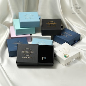 50pc Bulk Various Size Custom Logo Jewelry Packaging For Business, Wholesale Custom Branded Jewelry Packaging Boxes, Necklace, Earring, Ring