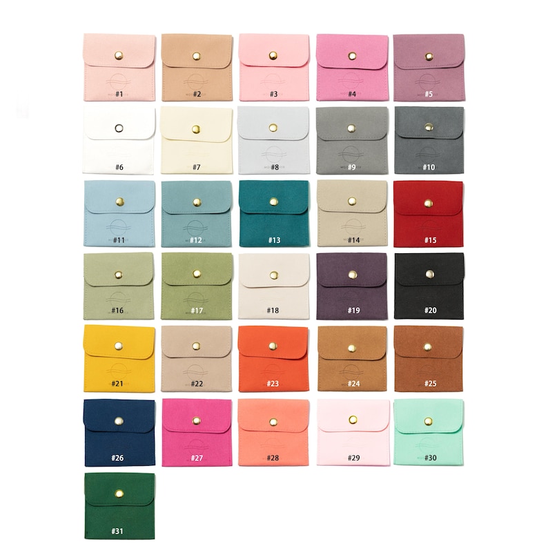 Bulk 50pcs Custom logo Jewelry Packaging Pouches For Jewelry Businesses, Wholesale Business Logo Jewelry Bags, Necklace, Earrings, Ring image 7