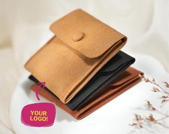 50 Set Custom Logo Jewelry Package Pouch For Jewelry Businesses, Wholesale Jewelry Bag, Thick Cloth Bag For Jewelry, Necklace, Earring, Ring