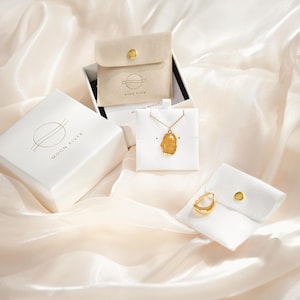 Link de amostra para embalagem de joias com logotipo personalizado para empresas, bolsas de joias com logotipo comercial de alta qualidade, colar, brincos, anel, pulseira