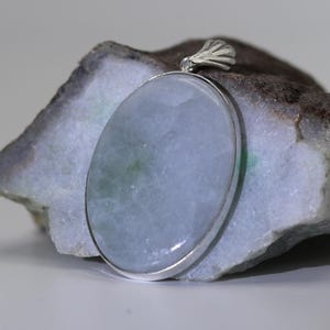 Guatemalan Jadeite Fine Silver Pendant