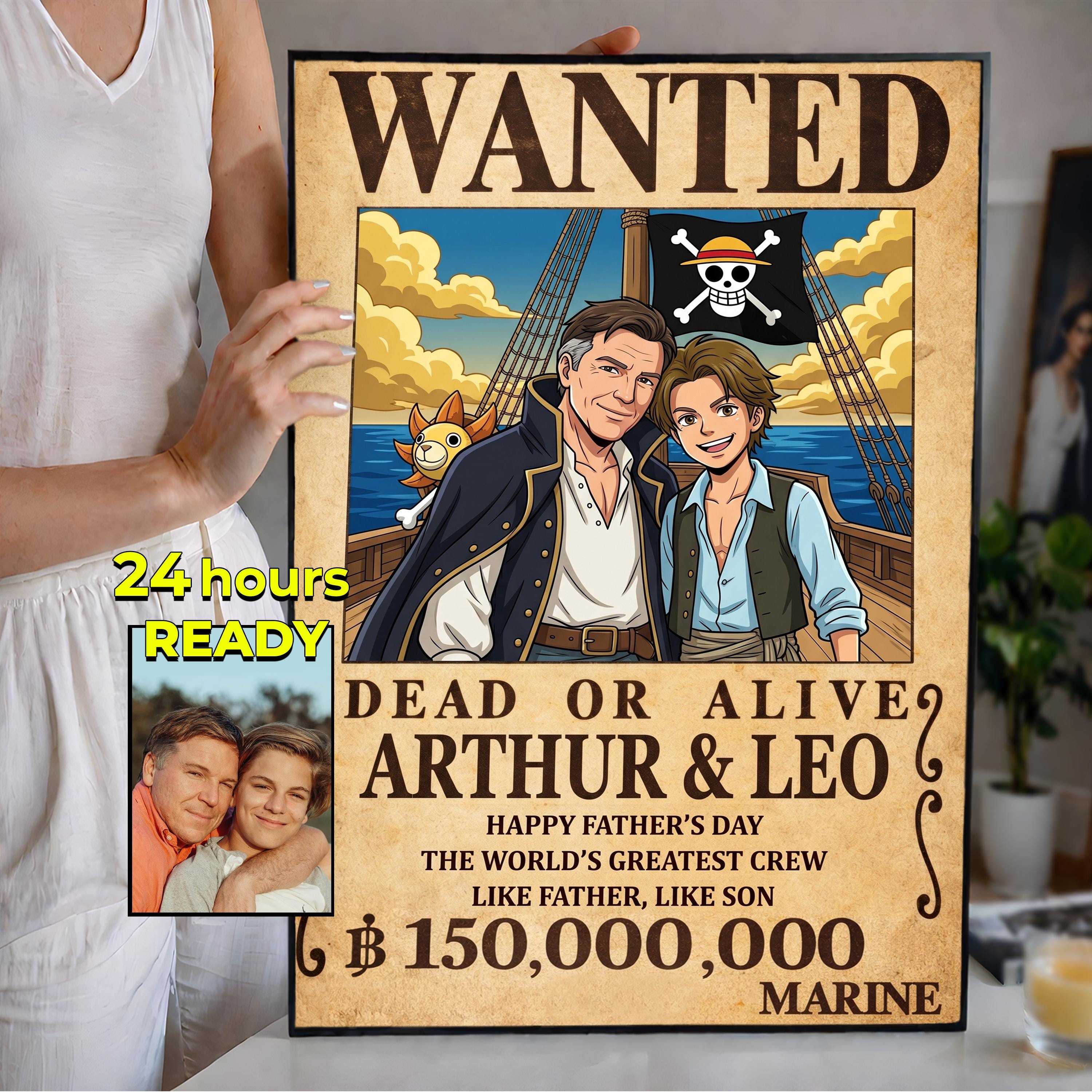 One piece wanted poster - Etsy 日本