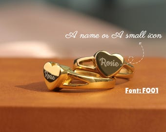 Aangepaste hartvormige urnringen ter ere van overleden dierbaren of huisdieren-asopslagringen voor vrouwen, gedenkteken gegraveerde ringen, cadeaus verlies huisdier