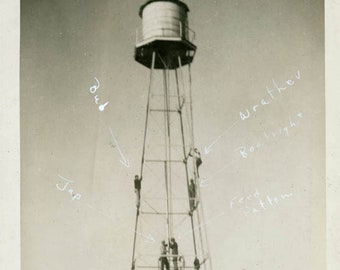 vintage photo 1941 New Deal Water Tank Delmo Labor Sharecropper Homes Kennett Missouri 2 photo lot 23 M