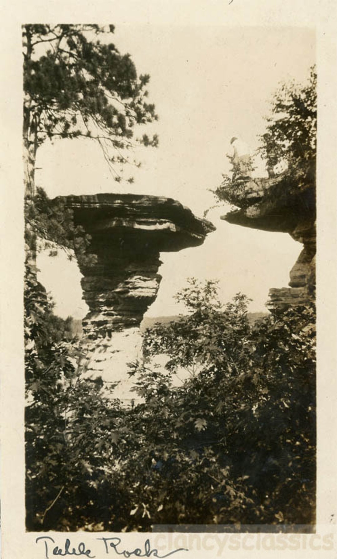 Vintage Photo 1924 Table Rock Wonewoc Wisconsin Stand Rock 2 W Etsy