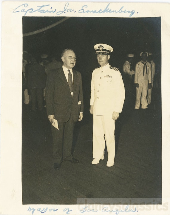Vintage Photo 1941 35th Mayor of Los Angeles Fletcher Bowron Etsy