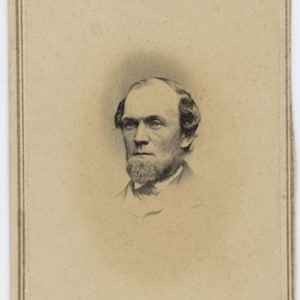 foto vintage 1865 Vere E Campbell's CDV Williamsport Gentleman 43 L