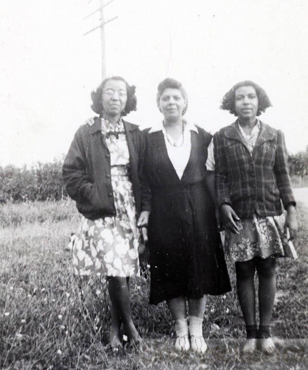 Vintage Photo 1939 Mother and Her Two Daughters African American3r - Etsy