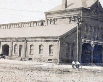 vintage photo 1917 Taunton Railroad Station Mass Historic Photo49 J