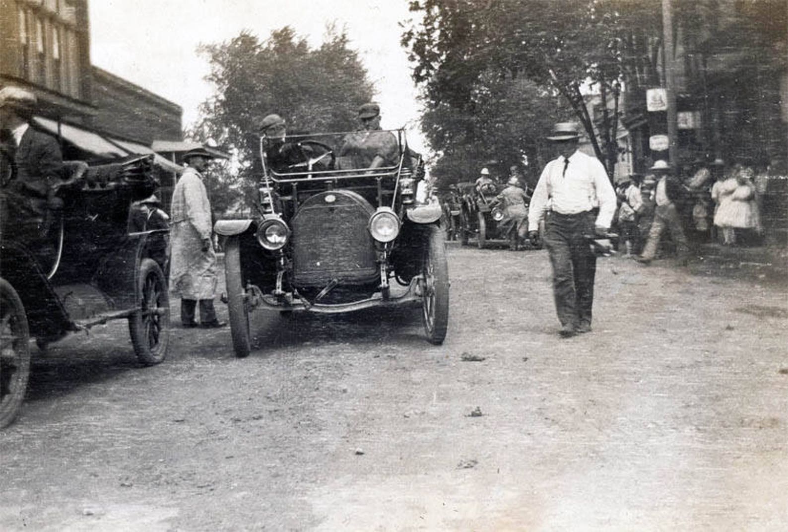 Vintage Photo 1914 New London Missouri Cars Crowd Gather in Etsy