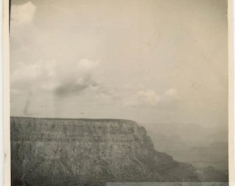 Photo vintage de 1905 Nuages au-dessus de Bluff Grand Canyon57 D